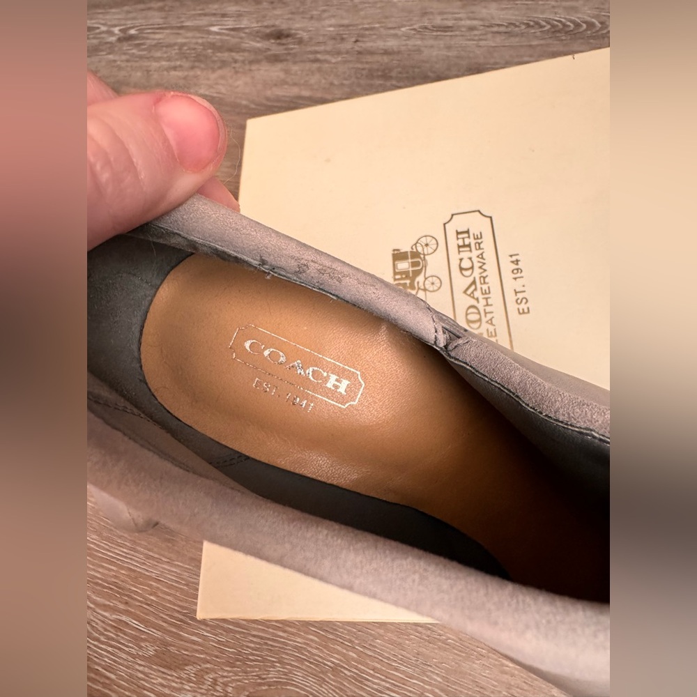 COACH Annika Soft Leather Bootie Heels - Picture 13 of 14